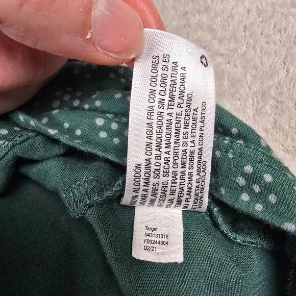 Goodfellow and Co Shirt Mens Extra Large Green Patterned Cotton T Shirt Casual - Picture 5 of 9